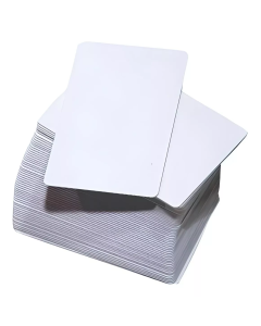 Cartão Pvc Branco Liso Cr-80 C/ 100 Unidades Badge