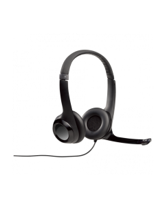 Fone Headset Com Fio Usb H390 Preto Logitech