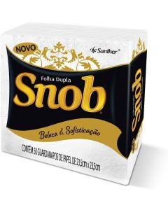 Guardanapo Folha Dupla 23,5cm X 23,5cm C/ 50 Folhas Snob