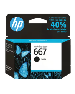 Cartucho Original Hp667 3ym79ab Preto Hp
