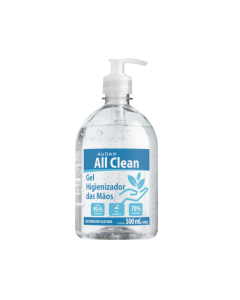 Álcool Gel 70º C/ Pump 500ml (440g) All Clean Audax